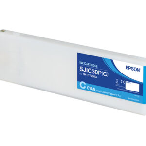 Epson - SJIC30P(C) INK CARTRIDGE CYAN COLORWORKS C7500G