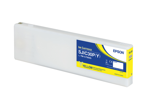 Epson - SJIC30P(Y) INK CARTRIDGE YLLW COLORWORKS C7500G