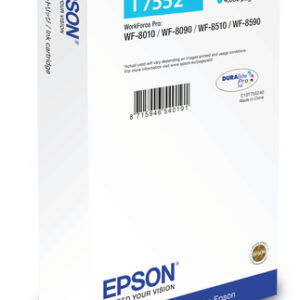 Epson - WF-8XXX SERIESINKCARTR.XLCYAN PIGMENT INK DURABRITEPRO SIZEXL