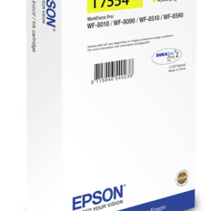 Epson - WF-8XXX SERIESINKCARTR.XLYELLOW PIGMENT INK DURABRITEPRO SIZEXL