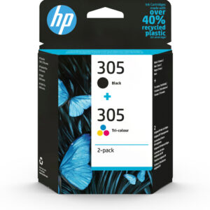 HP INC - HP 305 2-PACK TRI-COLOR/BLACK ORIGINAL INK CARTRIDGE