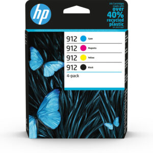 HP INC - HP 912 CMYK ORIGINAL INK CARTRIDGE 4-PACK