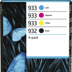 HP INC - HP 932 BLACK / 933 CMY ORIGINAL INK CARTRIDGE 4-PACK