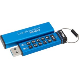 Kingston - 16GB DT2000 USB 3.0 256BIT KEYPAD AES HARDWARE ENCRYPTED