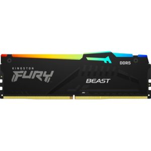 Kingston - 32GB DDR5-5200MT/S CL36 DIMM EXPO (KIT OF 2) FURY BEAST RGB