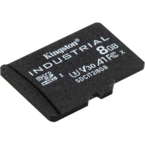Kingston - 8GB MICROSDHC INDUSTRIAL C10 A1 PSLC CARD SINGLEPACK W/O ADPT