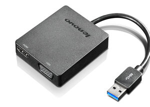 Lenovo - UNI USB3.0 TO VGA/HDMI ADPT .