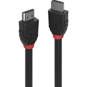 Lindy Electronics - 0.5M HIGH SPEED HDMI CABLE BLACK LINE