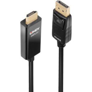 Lindy Electronics - 2M ACTIVE DISPLAYPORT TO HDMI CABLE WITH HDR