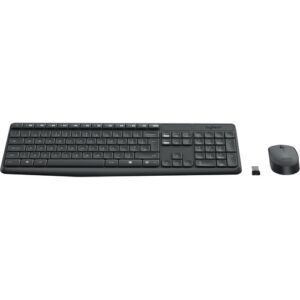 Logitech - MK235 WIRELESS KEYBOARD / MOUSE GREY-2.4GHZ-SPANISH