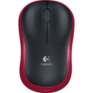 Logitech - WIRELESS MOUSE M185 RED IN