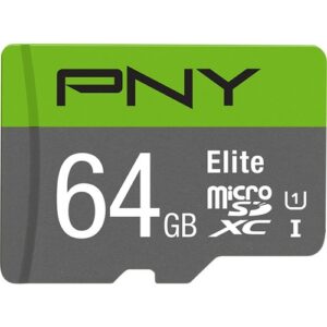 Pny - MICRO-SD ELITE 64GB CLASS 10/UHS-I U1 SD ADAPTER