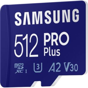 Samsung - SAMSUNG MICRO SD CARD 512GB PRO PLUS + SD ADAPTER
