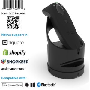 Socket Mobile - SOCKETSCAN S740 UNIVERSAL BC SCANNER BLACK + BLACK DOCK