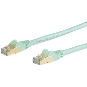 Startech - 10M CAT6A ETHERNET CABLE AQUA - SHIELDED COPPER WIRE