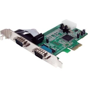 Startech - 2 PORT PCI EXPRESS RS232 SERIAL ADAPTER CARD WITH 16550 UART