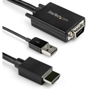 Startech - 3 M (10 FT) VGA TO HDMI ADAPTER - USB AUDIO - 1080P RESOLUTION