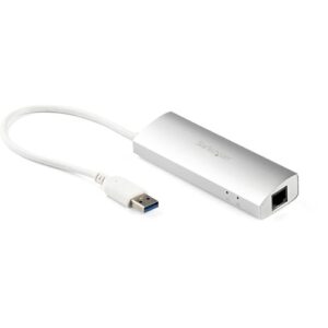 Startech - 3 PORT USB HUB WITH ETHERNET GIGABIT RJ45 USB ADAPTER COMBO