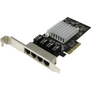 Startech - 4 PORT PCIE NETWORK CARD LAN GIGABIT ETHERNET NIC ADAPTER