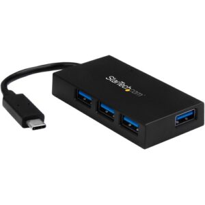 Startech - 4 PORT USB C HUB USB 3.0 TYPE C PORTABLE POWERED USB C DONGLE