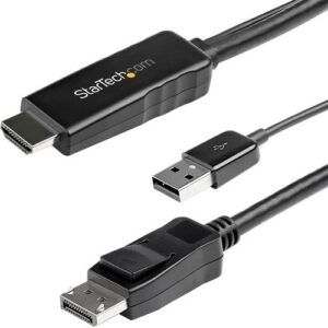 Startech - 6FT HDMI TO DISPLAYPORT CABLE ADAPTER HDMI DP CONVERTER CORD