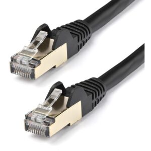 Startech - 7M CAT6A ETHERNET CABLE BLACK - SHIELDED COPPER WIRE