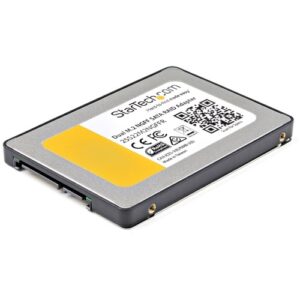 Startech - DUAL M.2 NGFF SSD TO 2.5IN SATA ADAPTER WITH RAID AND TRIM SUPP