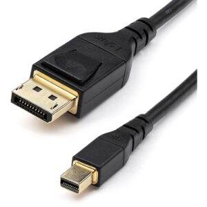 Startech - MINI DISPLAYPORT TO DISPLAYPORT 1.4 CABLE 8K HBR3 VIDEO CORD 6FT