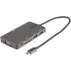 Startech - USB C MULTIPORT ADAPTER 100W PD 4K HDMI VGA HUB MINI TRAVEL DOCK