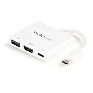 Startech - USB C MULTIPORT ADAPTER 60W PD 4K HDMI MINI TRAVEL DOCK W/ USB