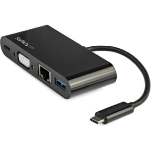 Startech - USB C MULTIPORT ADAPTER 60W PD VGA MINI DOCK W/ POWER DELIVERY