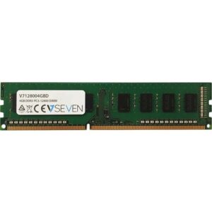 V7 - 4GB DDR3 1600MHZ CL11 NON ECC DIMM PC3-12800 1.5V . LEG