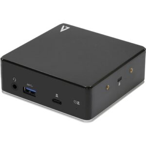 V7 - USB-C PD UNIVERSAL DOCK 2X HDMI 1080P COMBO AUDIO GB ETHERNET