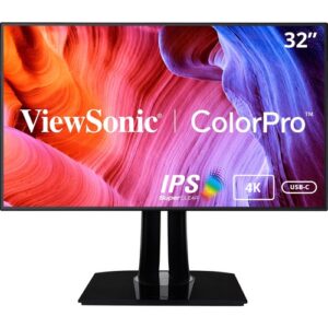 Viewsonic - VP3268A-4K 32IN 16:9 4K 3840 X 2160 IPS LED STAND