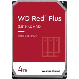 Western Digital - 4TB RED PLUS 256MB CMR 3.5IN 3.5IN SATA 6GB/S 7200RPM