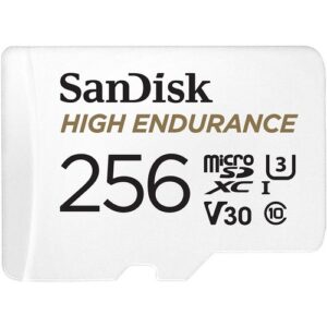 Western Digital - HIGH ENDURANCE MICROSDHC 256GB CARD WITH ADAPTER