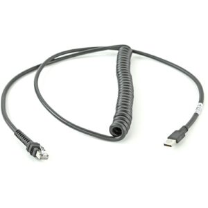 Zebra - CABLE SHIELDED USB SERIES A 12IN COILED BC1.2 -30C