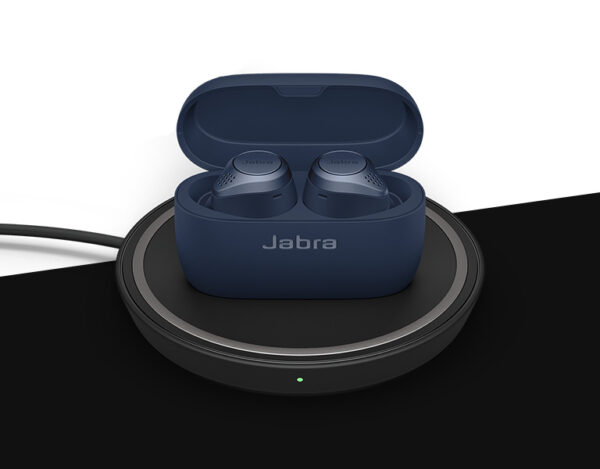 Jabra Elite Active 75t with Wireless Charging Case- Navy